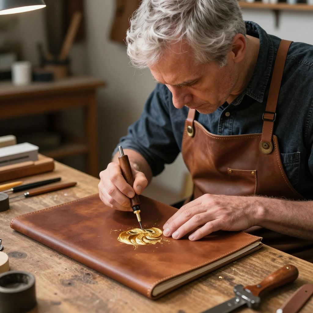 Reconversion doreur sur cuir