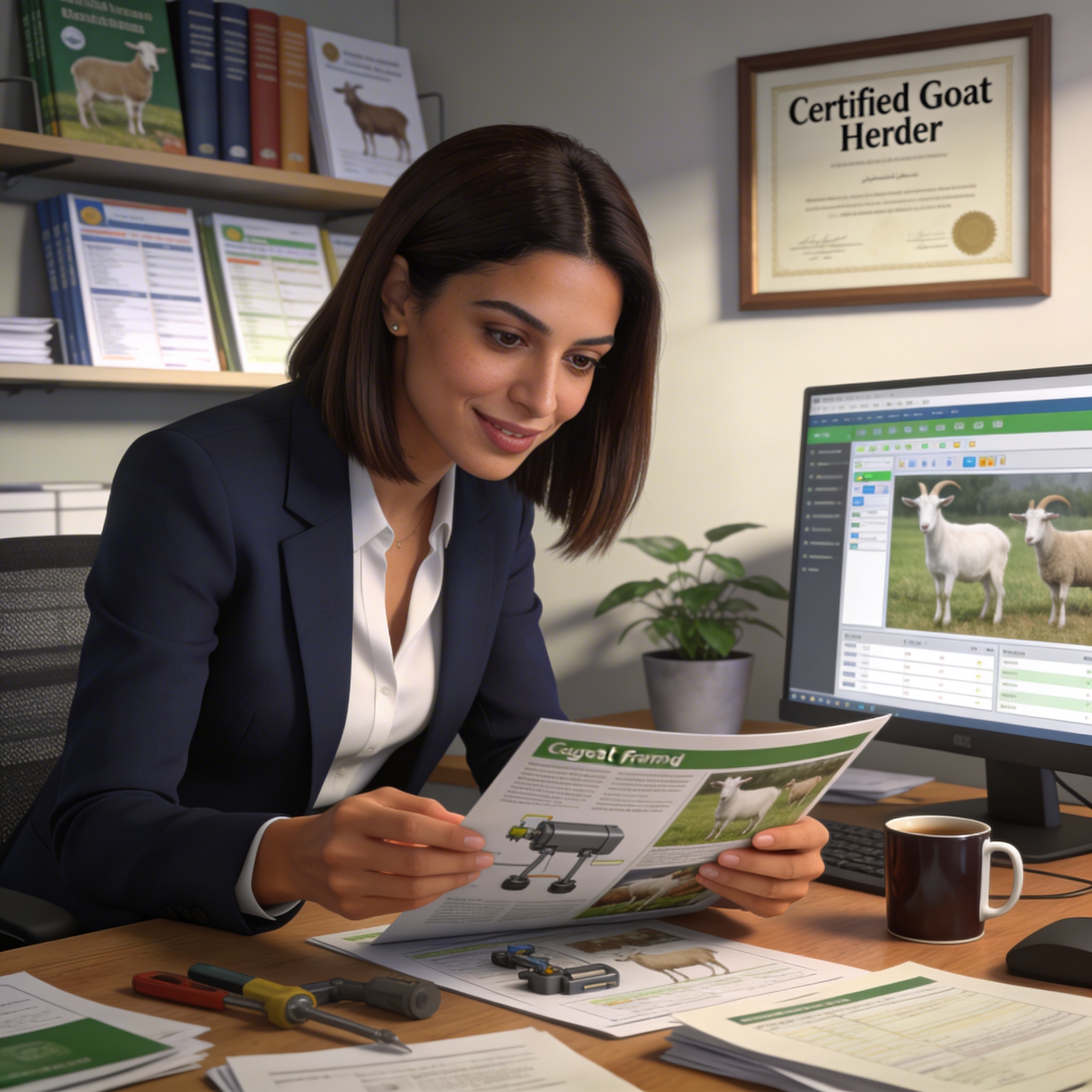 Formation éleveur caprin IA