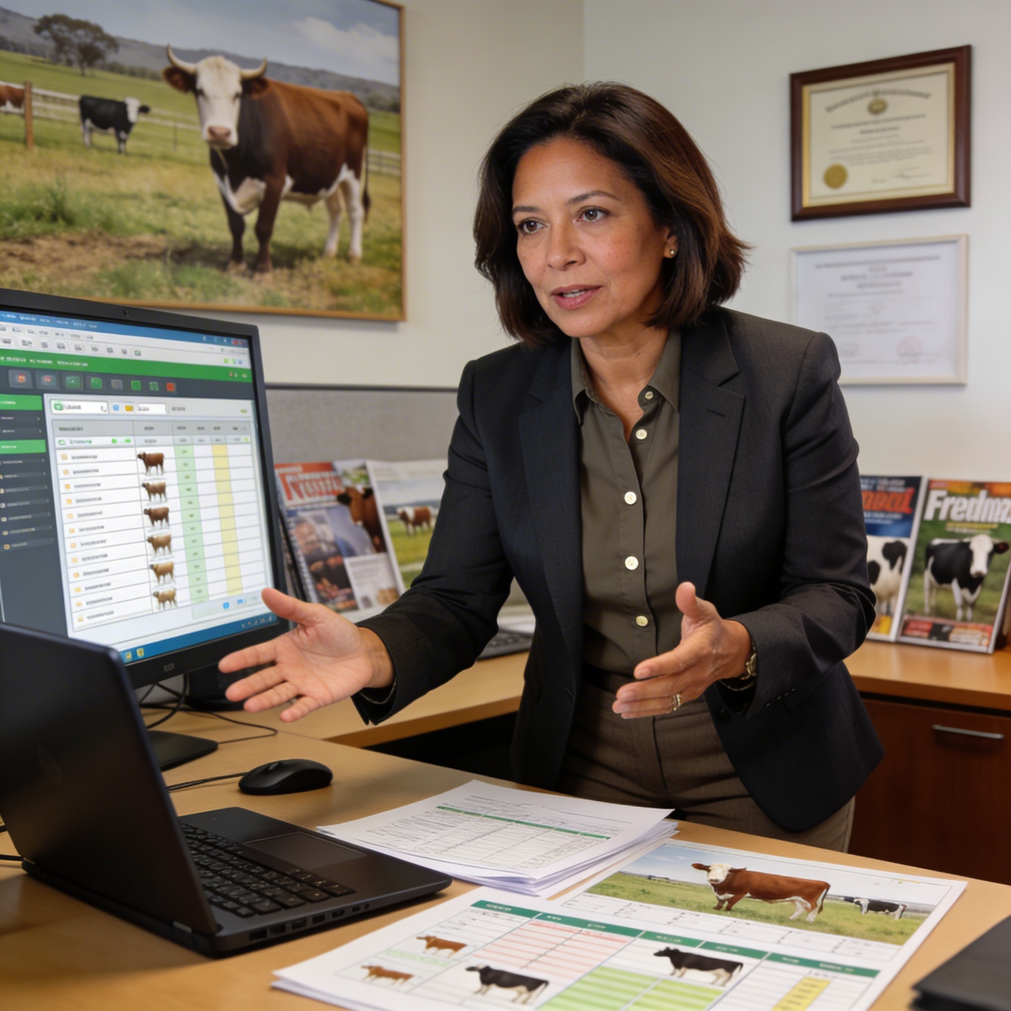 Formation éleveur de bovins viande IA