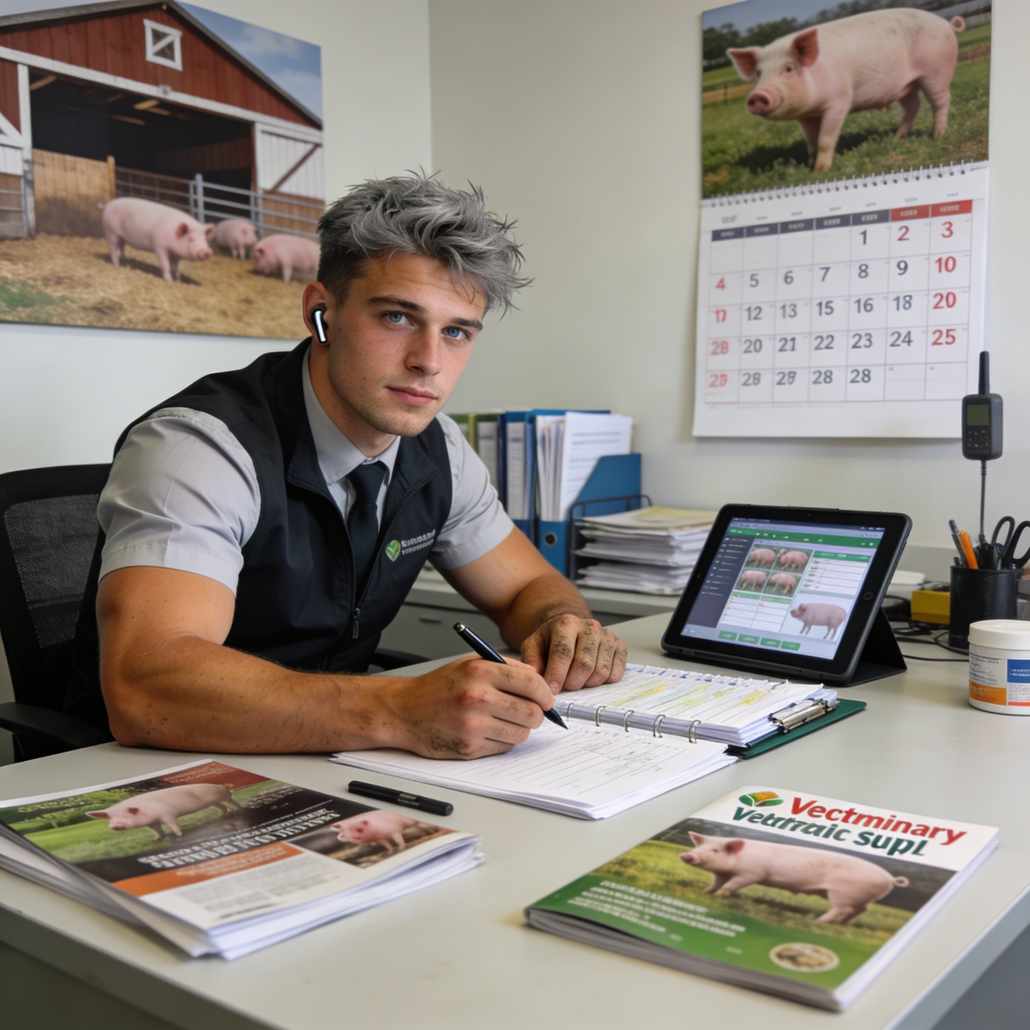 Formation éleveur de porcs IA