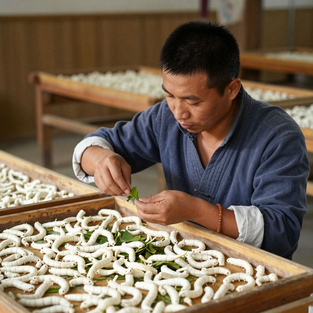 Formation éleveur de vers à soie IA