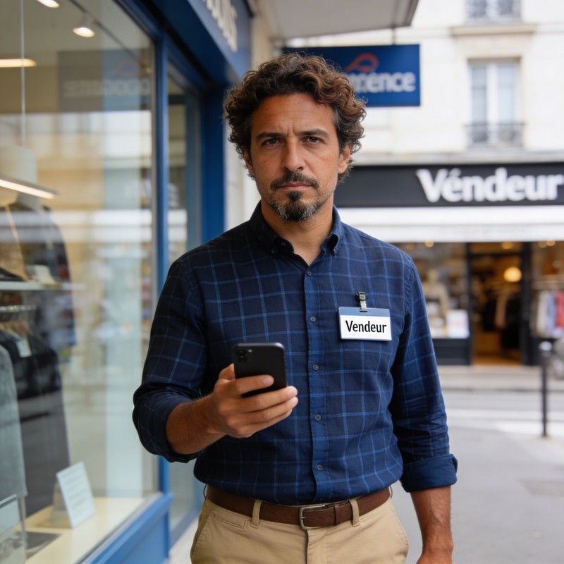 Vendeur en magasin