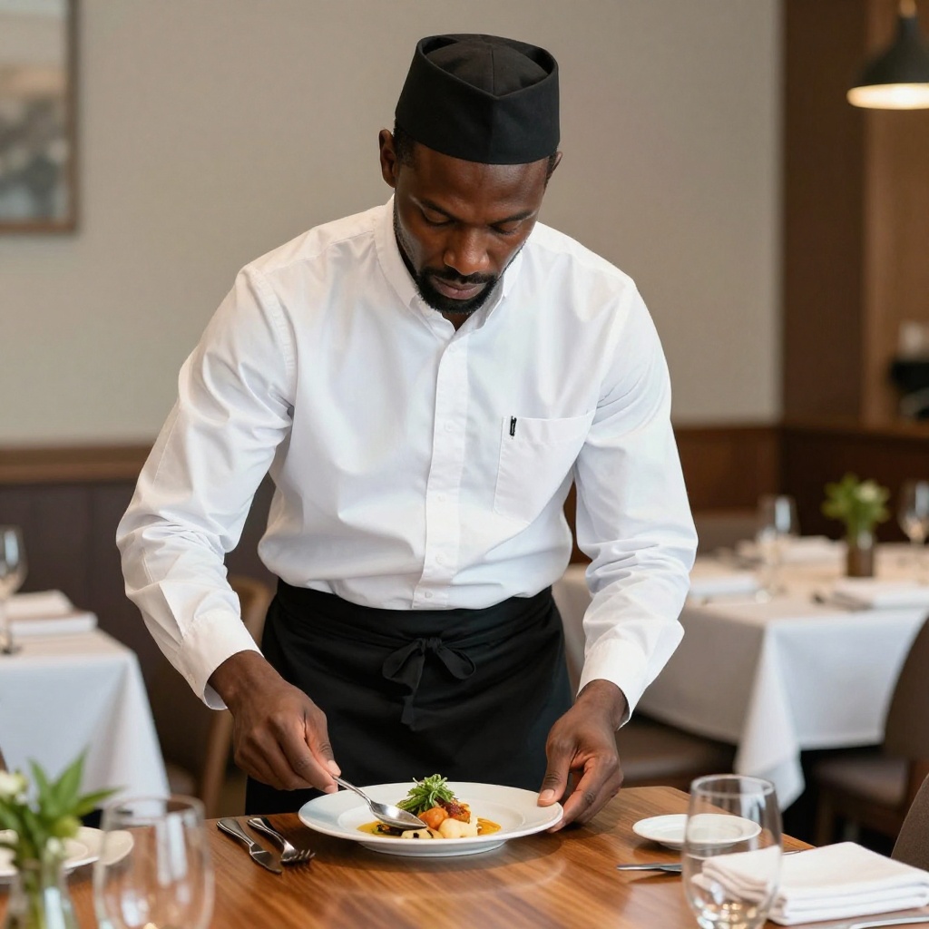 Waiter Fine Dining et l'IA en 2026 : Score CRISTAL-10 35%, Salaire, Reconversion face à l'IA en 2026